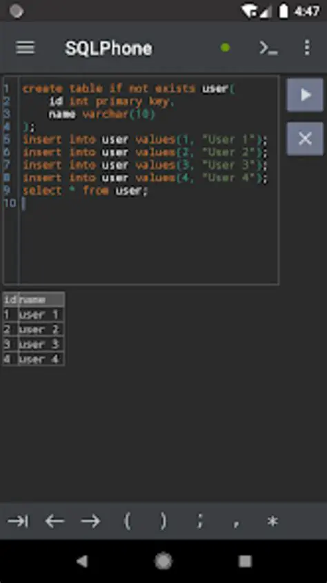 Key Features of SQLphone Designer