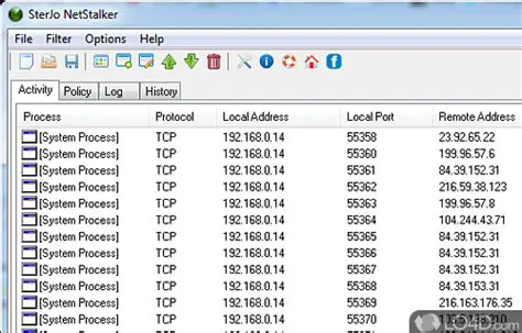 Key Features of SterJo NetStalker