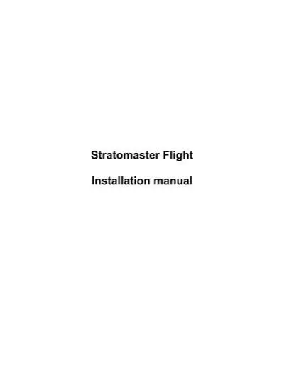 Key Features of Stratomaster Flight Log