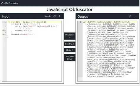 Key Features of Stunnix JavaScript Obfuscator