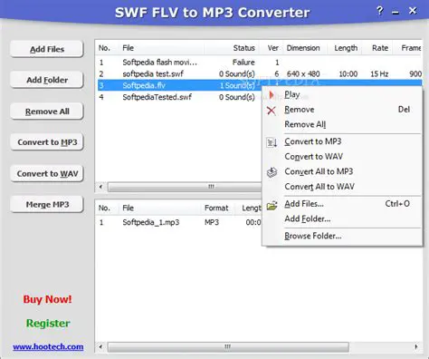 Key Features of SWF FLV to MP3 Converter
