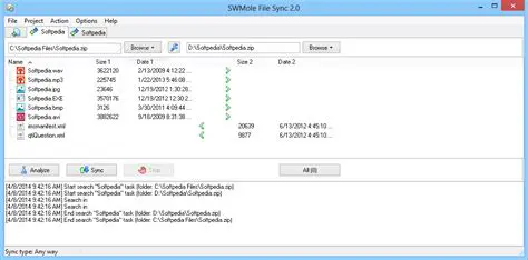 Key Features of SWMole File Sync