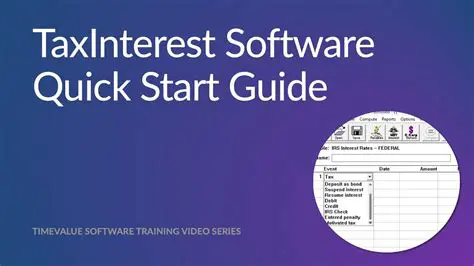 Key Features of TaxInterest Software