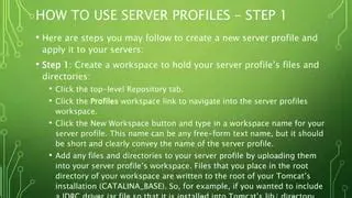 Key Features of Tcat Server