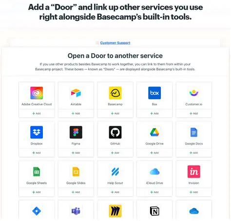 Key Features of TeamDirection Outlook Basecamp Integration