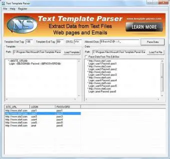 Key Features of Text Template Parser