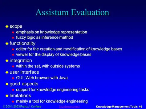Key Features of the Assistum Knowledge Editor