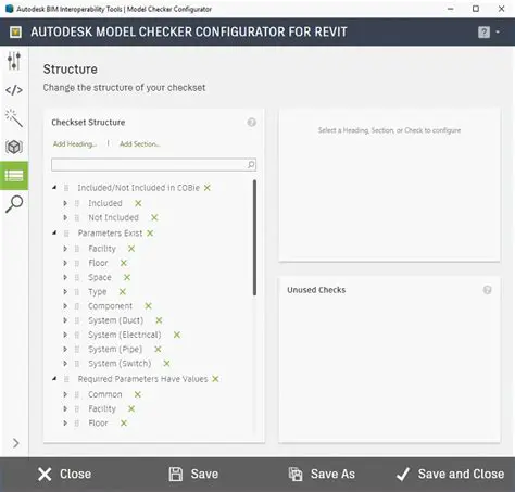 Key Features of the Autodesk Model Checker Configurator