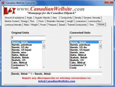 Key Features of the Canadian Wellsite Converter