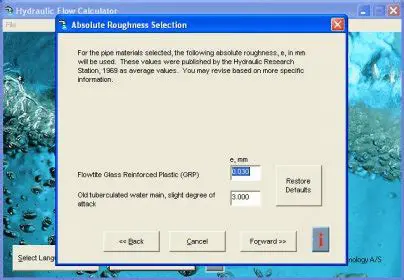 Key Features of the Flowtite Hydraulic Flow Calculator