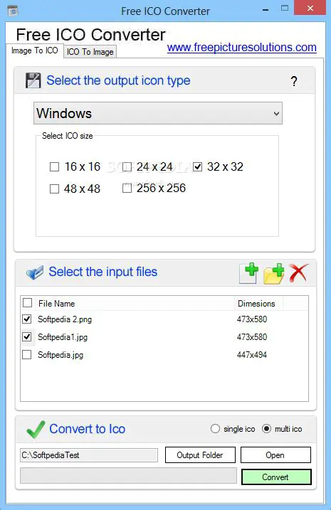 Key Features of the Free ICO Converter