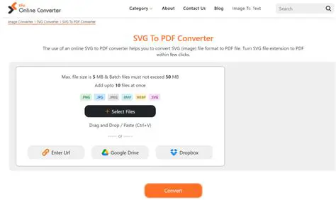 Key Features of the Free SVG to PDF Converter
