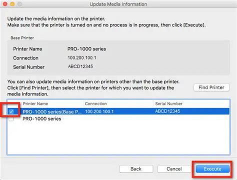 Key Features of the iPF8100 Media Configuration Tool