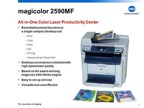 Key Features of the KONICA MINOLTA magicolor 2590MF Scanner