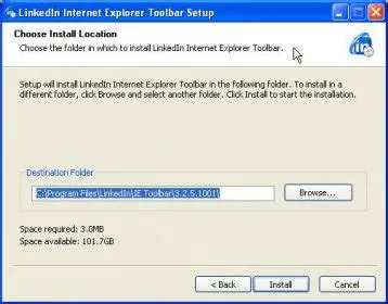Key Features of the LinkedIn Internet Explorer Toolbar