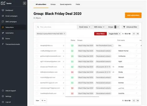 Key Features of the Mailing List Sender