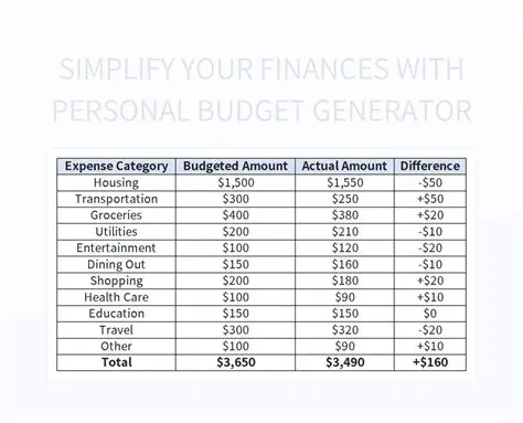 Key Features of the Mississippi State Budget Generator
