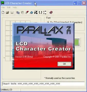 Key Features of the Parallax LCD Character Creator