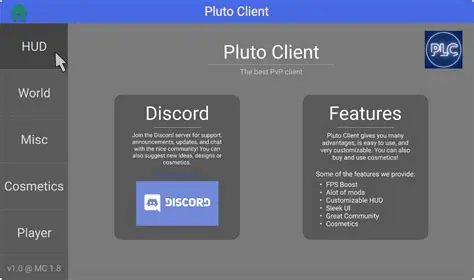 Key Features of the Pluto Client