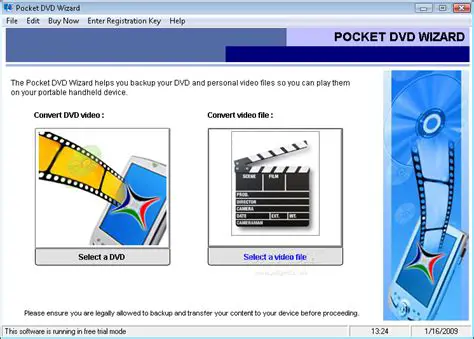 Key Features of the Pocket DVD Wizard
