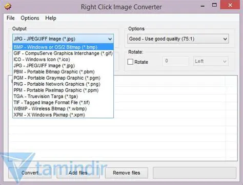 Key Features of the Right Click Image Converter