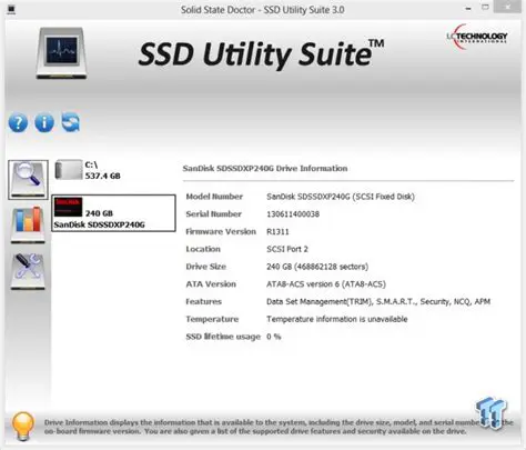 Key Features of the Solid State Doctor