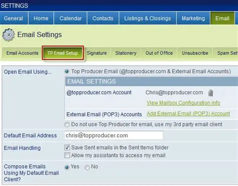 Key Features of the Top Producer Outlook Connector
