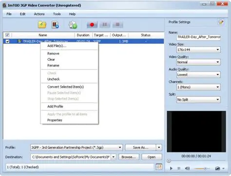 Key Features of the Tutu X to 3GP Video Converter