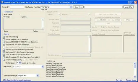 Key Features of the TVDB XML Fetcher