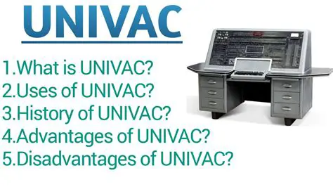 Key Features of the UNIVAC I