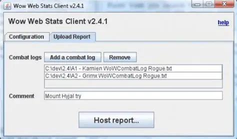 Key Features of the Wow Web Stats Client