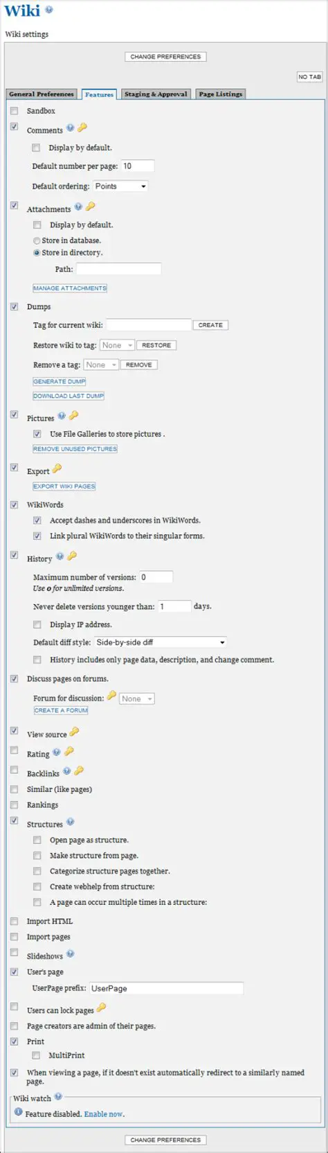 Key Features of Tiki Wiki CMS Groupware