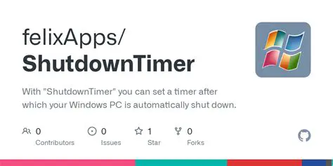 Key Features of TIOsoft ShutDownTimer