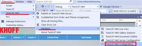 Key Features of TwinCAT PLC HMI Web