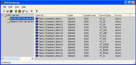 Key Features of uForte OPC Historian