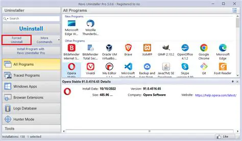 Key Features of UnInstaller