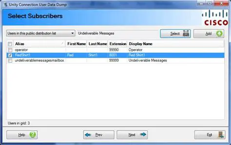 Key Features of User Data Dump