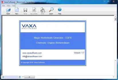Key Features of Vaxa Worksheets Generator CQFX