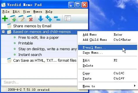 Key Features of Veedid Memo Pad