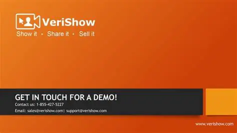 Key Features of VeriShow Dashboard