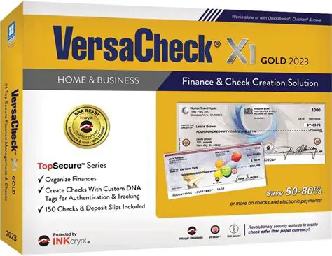Key Features of VersaCheck Gold 2007