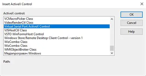 Key Features of Virtual Serial Port ActiveX Control