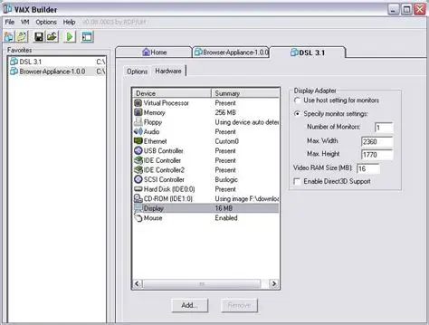 Key Features of VMX Builder
