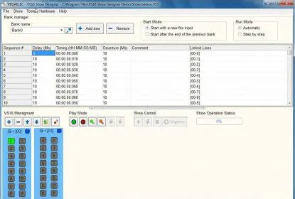 Key Features of VS16 Show Designer