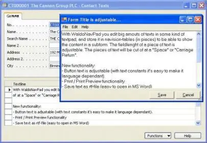 Key Features of Waldo Navision Pad