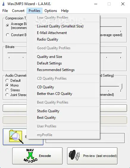 Key Features of Wav2MP3 Wizard