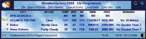 Key Features of WeatherXpress 2000