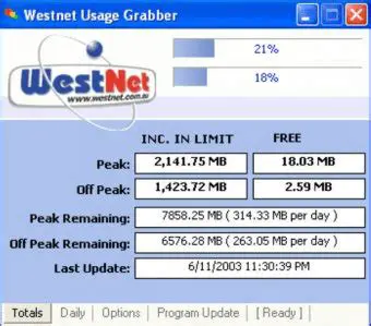 Key Features of Westnet Usage Grabber