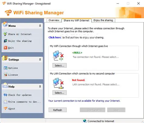 Key Features of WiFi Sharing Manager