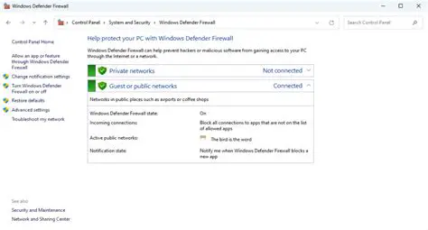 Key Features of Windows 10 Firewall Control